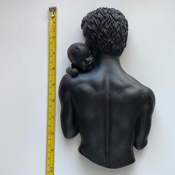 Father and Child Sculpture Wall Art - Picture 4 of 5